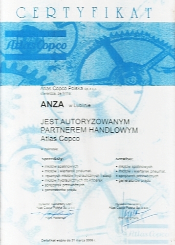 Autoryzacja Atlas Copco