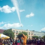 Targi - pokaz myjki wysokociśnieniowej